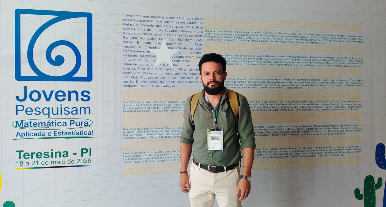 Professor Pedro Bonfim representa o Câmpus em congresso, nesta quarta-feira